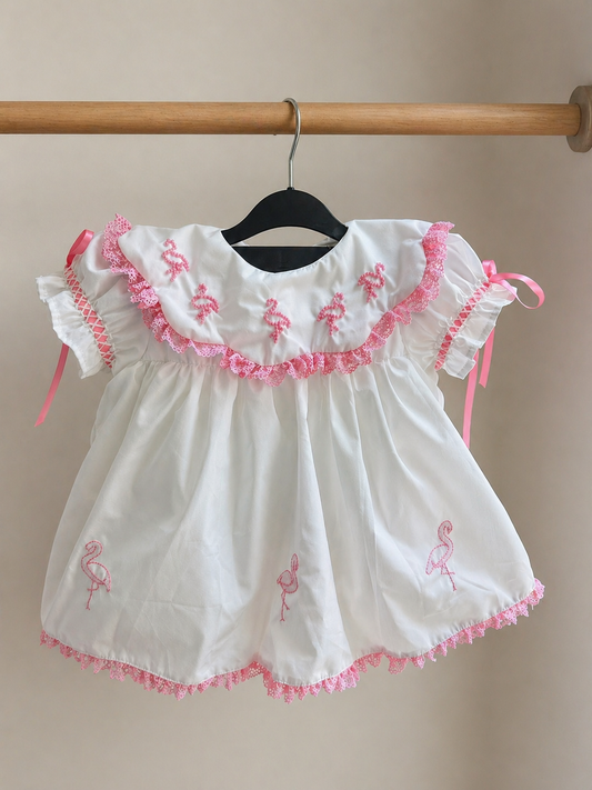 Blush Flamingo Heirloom Dress